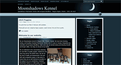 Desktop Screenshot of moonshadowskennel.com