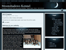 Tablet Screenshot of moonshadowskennel.com